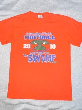 Gildan Orange University of Florida Football 'Welcome to The Swamp' T-Shirt